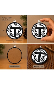 T Harf Yılbaşı Süsü Mdf Çam Ağacı Desenli Asılabilir Dekor 7x7 Cm T Harf Yılbaşı Süsü Mdf Çam Ağacı Desenli Asılabilir Dekor 7x7 Cm