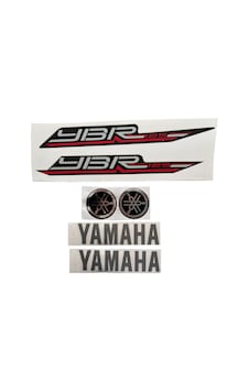 Yamaha YBR125 Esd Depo Sticker Set Kırmızı-Siyah Yamaha YBR125 Esd Depo Sticker Set Kırmızı-Siyah