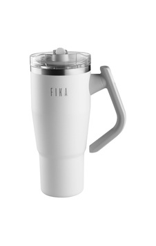 Fika Lumi Döner Kulplu Termos 1200 Ml - Beyaz-7576