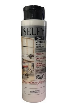 Rich Selfy Decor Vernikli Boya 500Cc 5800 Beyaz Rich Selfy Decor Vernikli Boya 500Cc 5800 Beyaz