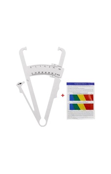 Fitness Için Vücut Plastik Skinfold, Yağ Ölçer,yağ Kaliper, Caliper 17 Cm Beyaz, Whıte Beyaz
