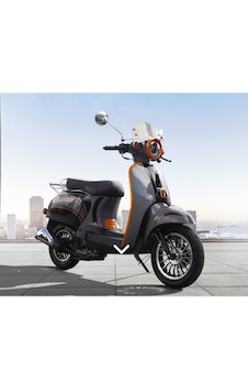 Falcon Turtle 50 CC Scooter Motosiklet Gri Falcon Turtle 50 CC Scooter Motosiklet Gri