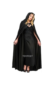 Cadılar Bayramı & Halloween - Kapüşonlu Pelerin Kostüm Aksesuarı 120 Cm Cadılar Bayramı & Halloween - Kapüşonlu Pelerin Kostüm Aksesuarı 120 Cm