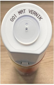 Akçalı 001 Mat Vernik Sprey Boya 400 ML Akçalı 001 Mat Vernik Sprey Boya 400 ML