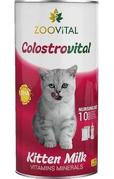 Zoovital Colostrovital Yavru Kedi Süt Tozu 200 G + Biberon Seti