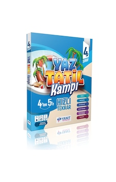 4.Sınıf Yaz Tatil Kampı -  Yanıt Yayınları