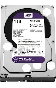 WD Purple WD10PURZ 3.5" 1 TB 5400 RPM SATA 3 HDD
