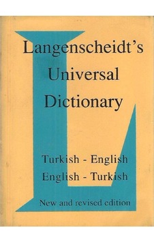 Langenscheidts Universal Dictionary Turkish - English - English -turkish - 2.el Langenscheidts Universal Dictionary Turkish - English - English -turkish - 2.el