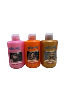 Sector 7/24 Saç Kremi Turuncu + Onarıcı Bakım +Elektriklenme Karşıtı 300 ML 3 lü Set