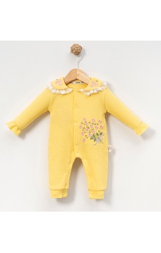 Bellamio Kids Dantel Yakalı Kız Bebek Sarı Tulum Sarı Bellamio Kids Dantel Yakalı Kız Bebek Sarı Tulum Sarı