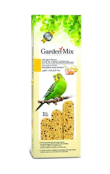 Gardenmix - 215 - Platin Muzlu Yumurtalı Kuş - Csmo-tex - Krakeri 3lü Gardenmix - 215 - Platin Muzlu Yumurtalı Kuş - Csmo-tex - Krakeri 3lü