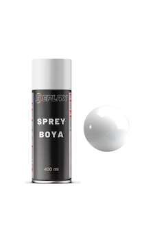 Plastik Boyası Parlak Beyaz Sprey Boya 400 Ml.
