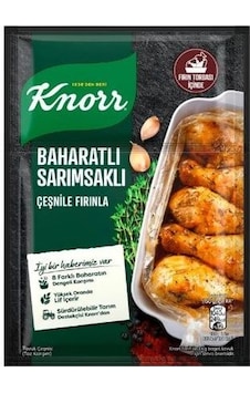 Knorr Baharatlı ve Sarımsaklı Fırında Tavuk Çeşni 34 G Knorr Baharatlı ve Sarımsaklı Fırında Tavuk Çeşni 34 G