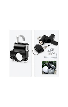 Gear5 Kask Kilidi Siyah Metal