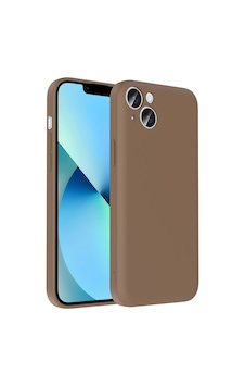 Apple Uyumlu iPhone 13 Kılıf Kamera Korumalı Kartlık Hazneli Vitra Kapak Kahverengi Apple Uyumlu iPhone 13 Kılıf Kamera Korumalı Kartlık Hazneli Vitra Kapak Kahverengi