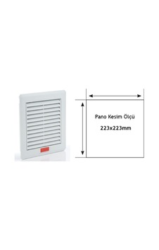 Plastim Pfı2500 ,260x260mm Fan Filtre/menfez Plastim Pfı2500 ,260x260mm Fan Filtre/menfez