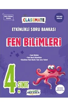 Okyanus 4. Sınıf Classmate Fen Bilimleri Etkinlikli Soru Bankası