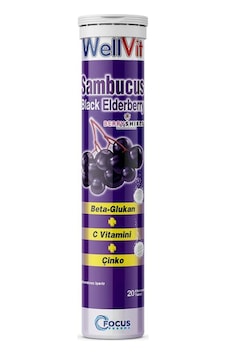 Wellvit Karamürver Eki Beta-glukan 20 Efervesan Tablet