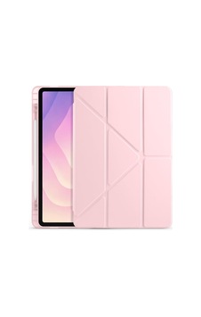 S11 Sm-x730 X736b İle Uyumlu Kılıf Silikon Yumuşak 4 Farklı Stand Olabilen Kalem Bölmeli Kapaklı Tablet Kılıfı Rose Gold Sku: Zeusb0ggbz7xbk Arka Kapak