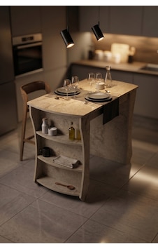 Mutfak Masası Mutfak Adası Ada Masa Bar Masası Kahvaltı Masası Raflı Çok Amaçlı Dolap Modern Masa 120x60 Cm 9835 Traverten Beyaz Mutfak Masası Mutfak Adası Ada Masa Bar Masası Kahvaltı Masası Raflı Çok Amaçlı Dolap Modern Masa 120x60 Cm 9835 Traverten Beyaz