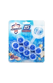 Formula 505 100gr 4 Hafta 4'lu X 2 Adet 6etki Kireç Önleyici Ocean Köpük Wc Blok Hoş Koku Kir Gider - 12'li Paket Formula 505 100gr 4 Hafta 4'lu X 2 Adet 6etki Kireç Önleyici Ocean Köpük Wc Blok Hoş Koku Kir Gider - 12'li Paket