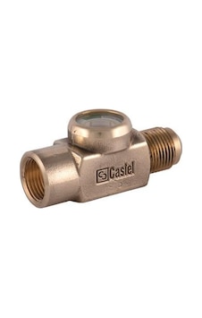 Castel 3950/33 Rakorlu Gözetleme Camı 3/8" Castel 3950/33 Rakorlu Gözetleme Camı 3/8"