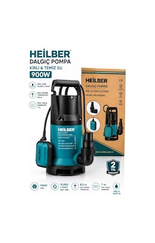 Heilber Ba0115395 900w Şamandıralı Kirli Ve Temiz Su Dalgıç Pompası 15.000 L/saat Debi 8,5 Metre Basma Heilber Ba0115395 900w Şamandıralı Kirli Ve Temiz Su Dalgıç Pompası 15.000 L/saat Debi 8,5 Metre Basma