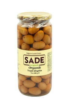 Sade Organik Yeşil Zeytin 300 Gr.