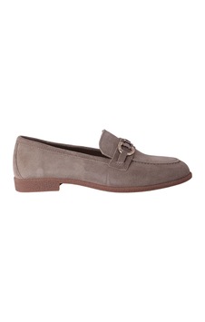 Hobby Ayakkabı Hobby Kadın Süet Metal Tokalı Loafer Babet Ayakkabı Vizon Hobby Ayakkabı Hobby Kadın Süet Metal Tokalı Loafer Babet Ayakkabı Vizon
