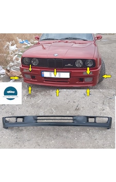 Bmw E30 Ön Tampon Alt Kısmı Boyasız Ham Siyah Fiberclass Bmw E30 Ön Tampon Alt Kısmı Boyasız Ham Siyah Fiberclass