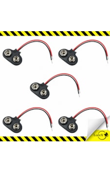Lorex Pil Yuvası 9v, 5'li Lorex Pil Yuvası 9v, 5'li