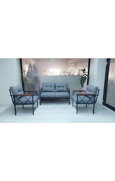 Safir Balkon-bahçe-kafe-çay Seti-koltuk Takımı-oturma Grubu-ofis Koltuğu Gri Safir Balkon-bahçe-kafe-çay Seti-koltuk Takımı-oturma Grubu-ofis Koltuğu Gri