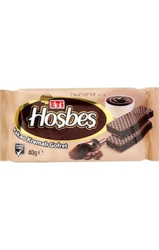 Eti Hoşbeş Kakaolu Gofret 24 x 40 G Eti Hoşbeş Kakaolu Gofret 24 x 40 G