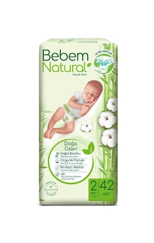 Bebem Natural Bebek Bezi 2 Numara Mini 42 Adet Bebem Natural Bebek Bezi 2 Numara Mini 42 Adet