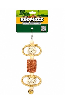 Rodmozz Premium Mısır Koçanlı Hasır Halkalı Kemirgen Oyuncağı Rodmozz Premium Mısır Koçanlı Hasır Halkalı Kemirgen Oyuncağı