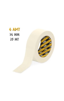 Sgs Kağıt Maskeleme Bandı 36 Mm. - 25 Mt. - 6 Adet Sgs Kağıt Maskeleme Bandı 36 Mm. - 25 Mt. - 6 Adet