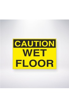 Caution Wet Floor 21x28 Arkası Yapışkanlı Sticker Caution Wet Floor 21x28 Arkası Yapışkanlı Sticker