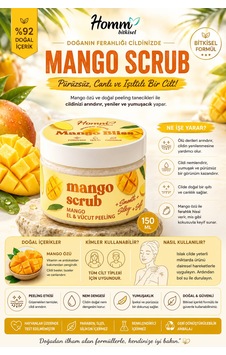 Homm Life Mango Scrub Homm Life Mango Scrub