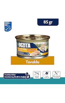 Bozita Tavuk Etli Mousse Yaş Kedi Maması 85 G 5 Adet Bozita Tavuk Etli Mousse Yaş Kedi Maması 85 G 5 Adet
