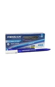 Pensan Keçeli Boya Kalemi Ofis Tipi Mavi Renk 10Lu Paket Pensan Keçeli Boya Kalemi Ofis Tipi Mavi Renk 10Lu Paket