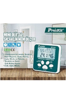 Proskit NT-316 Sıcaklık & Nem Ölçer -50/+70° Proskit NT-316 Sıcaklık & Nem Ölçer -50/+70°