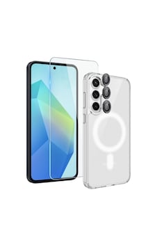 Teleplus Samsung Uyumlu Galaxy S25 Fe Kılıf Manyetik Araç Tutuculu Kılıf Ekran Ve Lens Koruyucu Şeffaf Teleplus Samsung Uyumlu Galaxy S25 Fe Kılıf Manyetik Araç Tutuculu Kılıf Ekran Ve Lens Koruyucu Şeffaf