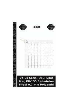 Delux Serisi Okul Spor Maç Kr-155 Badminton Filesi 0,7 Mm Polyamid Delux Serisi Okul Spor Maç Kr-155 Badminton Filesi 0,7 Mm Polyamid