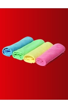 Yorulmaz Poitif Hygiene 40x40 Mikrofiber Temizlik Bezi 4 Lü Paket Ultra Emici Karışık