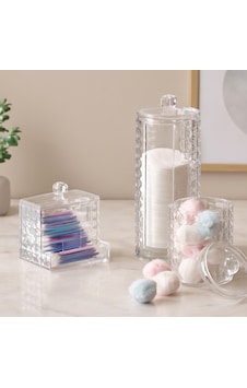 Mika Kristal Plastik Elmas Desenli Makyaj Ve Banyo Organizer 3 Parça Diğer Mika Kristal Plastik Elmas Desenli Makyaj Ve Banyo Organizer 3 Parça Diğer