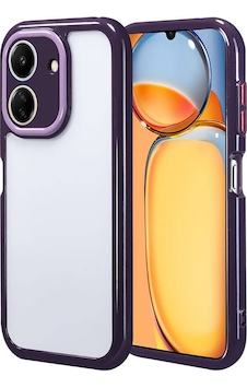Xiaomi Poco C65 Kılıf Kamera Korumalı Renkli Kenar Ve Çerçeve Tasarımlı Zore Vitamin Kapak Derin Mor Xiaomi Poco C65 Kılıf Kamera Korumalı Renkli Kenar Ve Çerçeve Tasarımlı Zore Vitamin Kapak Derin Mor
