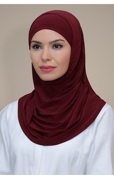 Hürrem Bone Bordo Pratik Hazır Geçmeli Tesettür Eşarp Sandy Kumaş Kendinden B Bordo Hürrem Bone Bordo Pratik Hazır Geçmeli Tesettür Eşarp Sandy Kumaş Kendinden B Bordo