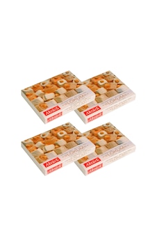 Aktürk Lokum Sade Ve Beyaz Fındıklı 750 Gr X 4 Adet
