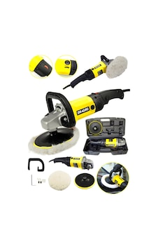 Dragro GRZ-plsj4200 Sarı 4200 W Bakir Sargili 6 Kademe Devir Ayarlı Polisaj Makinasi Zımpara Pasta Cila Makinesi Dragro GRZ-plsj4200 Sarı 4200 W Bakir Sargili 6 Kademe Devir Ayarlı Polisaj Makinasi Zımpara Pasta Cila Makinesi