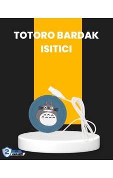 Totoro Desenli Usb Bardak Isıtıcı Kahve Çay Sıcak Tutucu Altlık - Lisinya Totoro Desenli Usb Bardak Isıtıcı Kahve Çay Sıcak Tutucu Altlık - Lisinya